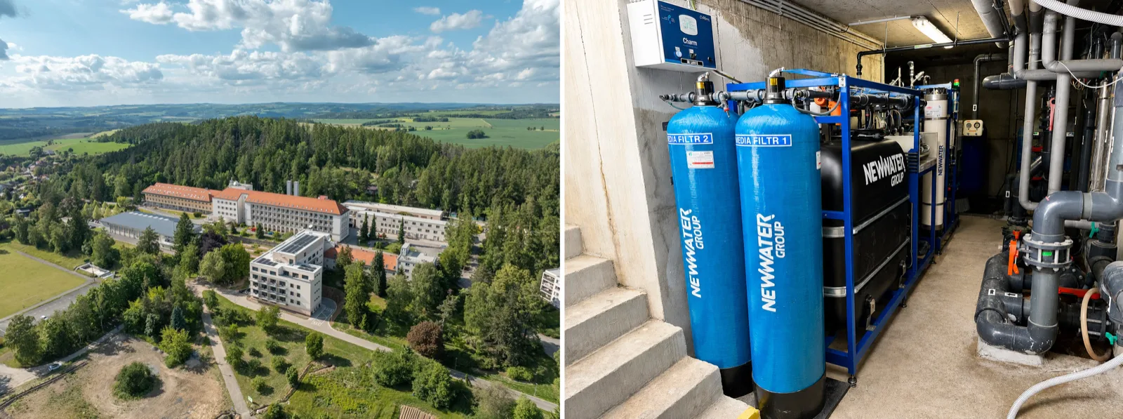 Rehabilitační ústav Kladruby a recyklační jednotka MINT-POOL