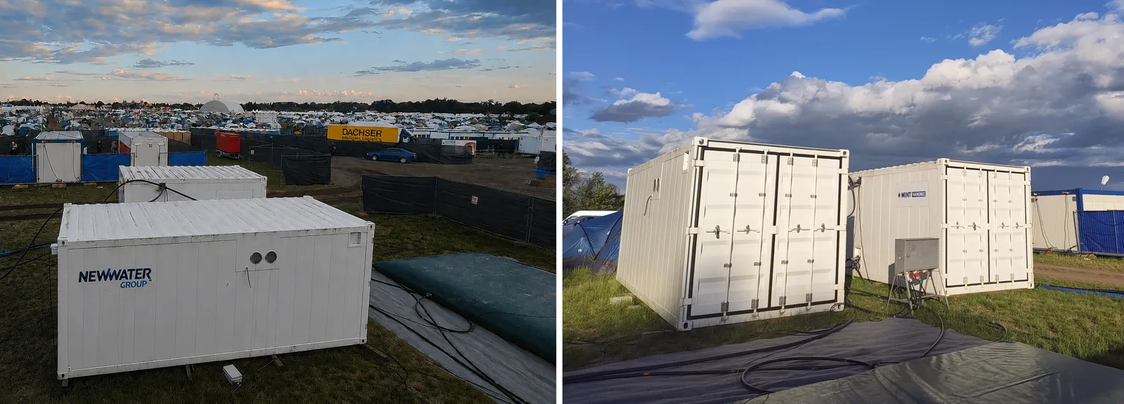 Kontejnerové úpravny MINT-CONTECH a MINT-NANOREC na festivalu Rock for People 2026